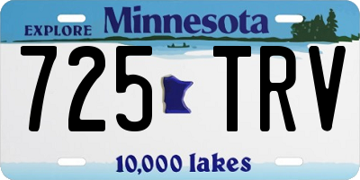 MN license plate 725TRV