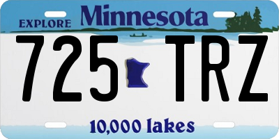 MN license plate 725TRZ