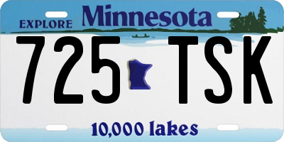 MN license plate 725TSK