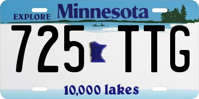 MN license plate 725TTG