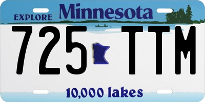 MN license plate 725TTM