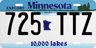 MN license plate 725TTZ