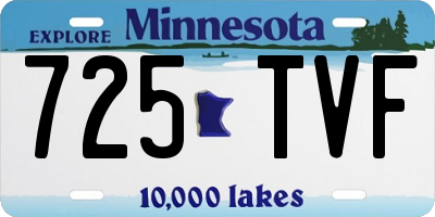 MN license plate 725TVF