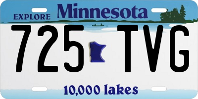 MN license plate 725TVG