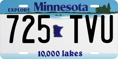 MN license plate 725TVU