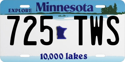 MN license plate 725TWS