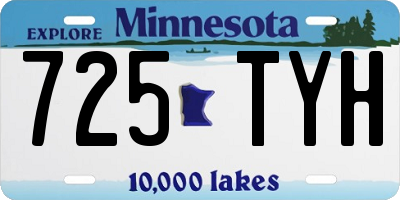 MN license plate 725TYH