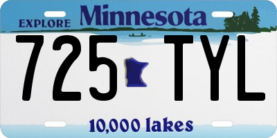 MN license plate 725TYL