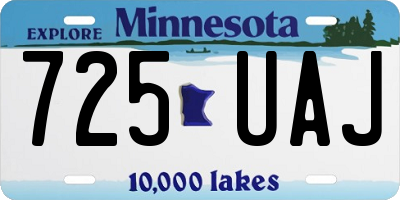 MN license plate 725UAJ