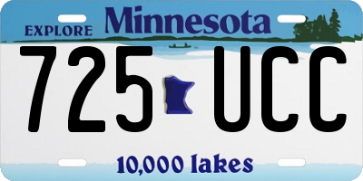 MN license plate 725UCC