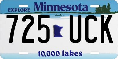 MN license plate 725UCK