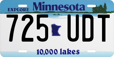 MN license plate 725UDT