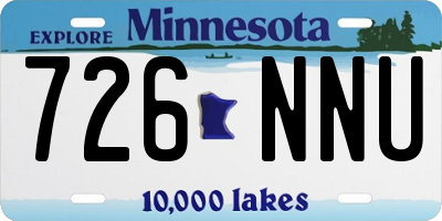 MN license plate 726NNU