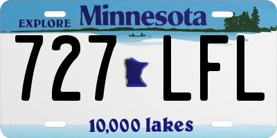 MN license plate 727LFL
