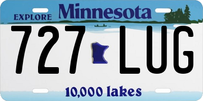 MN license plate 727LUG