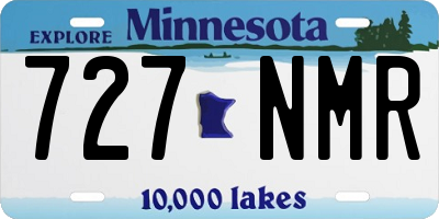MN license plate 727NMR