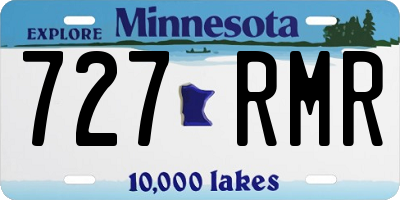 MN license plate 727RMR