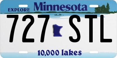 MN license plate 727STL