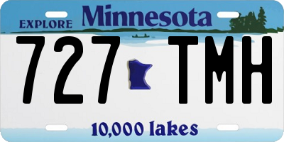 MN license plate 727TMH
