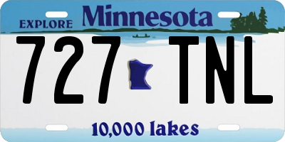MN license plate 727TNL
