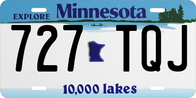 MN license plate 727TQJ