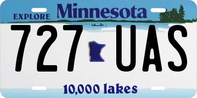 MN license plate 727UAS