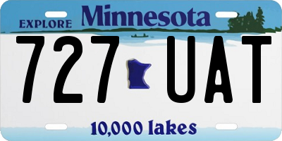 MN license plate 727UAT