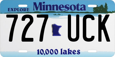 MN license plate 727UCK