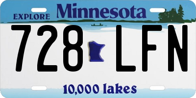 MN license plate 728LFN