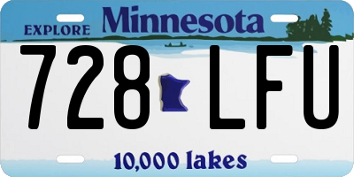 MN license plate 728LFU