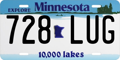 MN license plate 728LUG