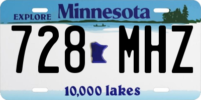 MN license plate 728MHZ