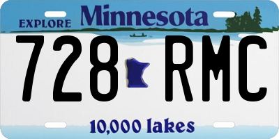 MN license plate 728RMC
