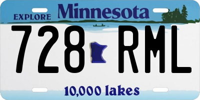 MN license plate 728RML