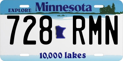 MN license plate 728RMN