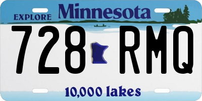 MN license plate 728RMQ
