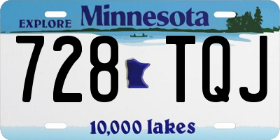 MN license plate 728TQJ