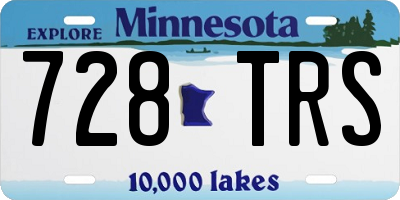 MN license plate 728TRS