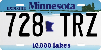 MN license plate 728TRZ