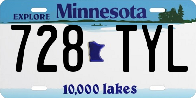 MN license plate 728TYL