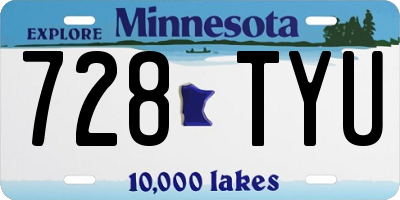 MN license plate 728TYU