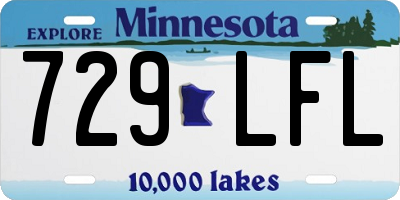 MN license plate 729LFL