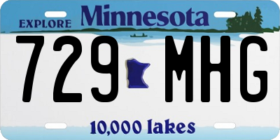 MN license plate 729MHG