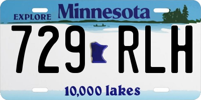 MN license plate 729RLH