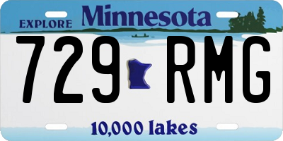 MN license plate 729RMG