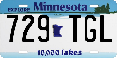 MN license plate 729TGL