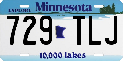 MN license plate 729TLJ