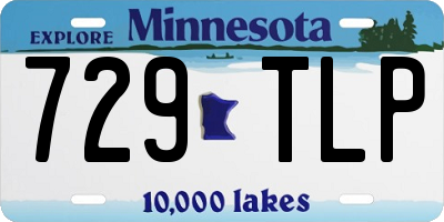 MN license plate 729TLP