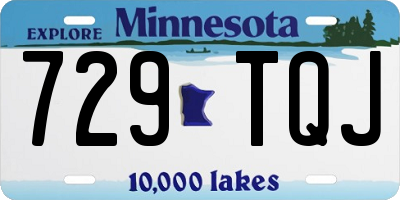MN license plate 729TQJ