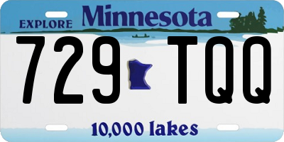 MN license plate 729TQQ